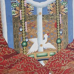 Fine Chinese Watercolor / Gouache Ancestral “Portrait of an Empress”