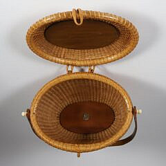 Jose Formoso Reyes Nantucket Friendship Basket, circa 1973