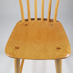 Signed Stephen Swift Oak Squam Chair, circa 2004