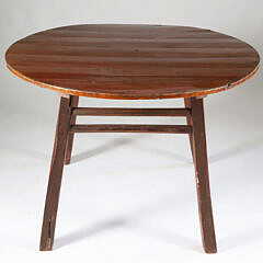 English Round Multi-board Top Table, 19th Century