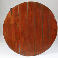 English Round Multi-board Top Table, 19th Century