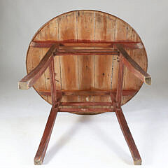 English Round Multi-board Top Table, 19th Century