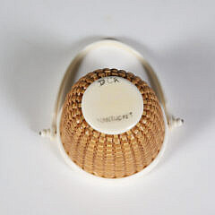 Miniature Round Swing Handle Nantucket Basket