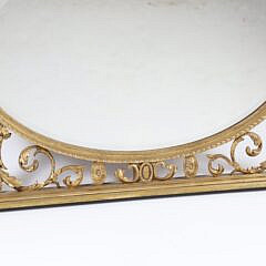 Sheraton Gilt Over Mantel Mirror, 19th Century