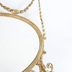 Sheraton Gilt Over Mantel Mirror, 19th Century