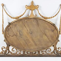 Sheraton Gilt Over Mantel Mirror, 19th Century