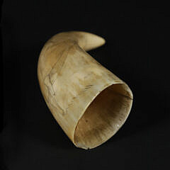 Scrimshaw Whale’s Tooth “Dancing Lady”, 19th Century