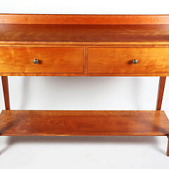 Signed Stephen Swift Cherry Two-Tier Sideboard, circa 2005