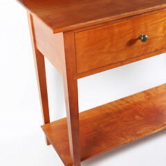 Signed Stephen Swift Cherry Two-Tier Sideboard, circa 2005