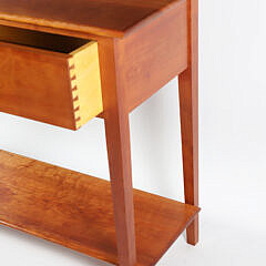 Signed Stephen Swift Cherry Two-Tier Sideboard, circa 2005