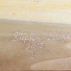 Signed Stephen Swift Cherry Two-Tier Sideboard, circa 2005