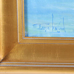 Illya Kagan Oil on Linen “Nantucket Harbor”
