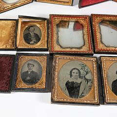 Group of 12 Daguereotypes, 19th Century