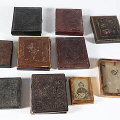 Group of 12 Daguereotypes, 19th Century