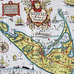 Tony Sarg Nantucket Island Silk Scarf