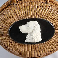 Nantucket Friendship Basket with Ebony Lid