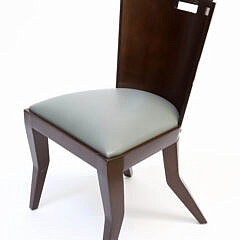 Set of 8 Berman & Rossetti “Foal” Mahogany Dining Chairs