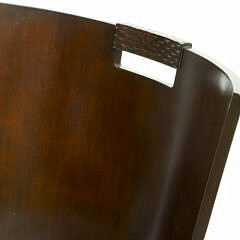 Set of 8 Berman & Rossetti “Foal” Mahogany Dining Chairs