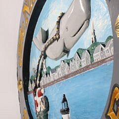 Paul McCarthy Hand Carved Double Sided Trade Sign “The Nantucket Sleigh Ride”