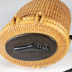 G.L. Brown Nantucket Shoulder Bag Friendship Basket