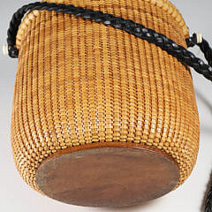G.L. Brown Nantucket Shoulder Bag Friendship Basket