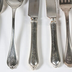 175 Piece Towle Silversmiths Sterling Silver Flatware Service in the Paul Revere Pattern, 191.10 Troy Ounces