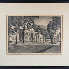 Ruth Haviland Sutton Limited Etching “Main Street Nantucket”