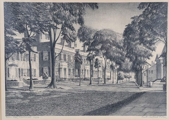 101 Ruth Haviland Sutton Etching Main Street Nantucket B IMG_9727