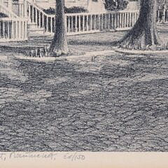 Ruth Haviland Sutton Limited Etching “Main Street Nantucket”