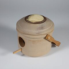 George Davis Ceramic Nantucket Basket Bird Feeder