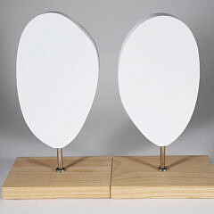 Pair of Mounted Abalone Shells