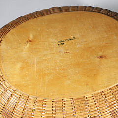 Arthur Martin Large Swing Handle Nantucket Style Basket