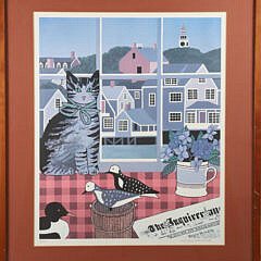 Maggie Meredith Limited Edition Lithograph "Inquirer and Mirror", Edition 4/500