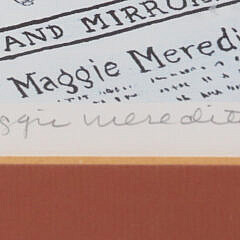 Maggie Meredith Limited Edition Lithograph “Inquirer and Mirror”, Edition #4/500