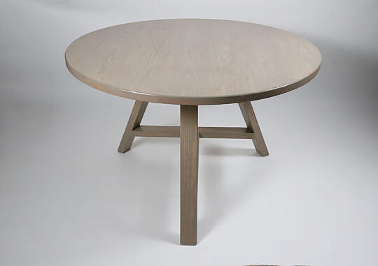 Contemporary White Washed Oak Breakfast Table