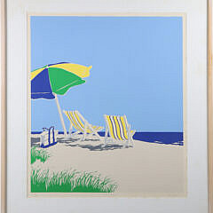 Eric Holch Limited Edition Silkscreen "Summer Canvas", Edition 207/300