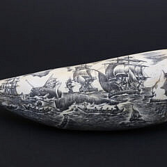 Fine Contemporary Scrimshaw Whale