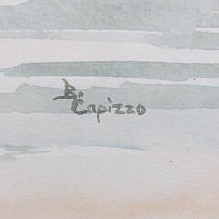 Barbara Capizzio Watercolor on Paper “Straight Wharf”