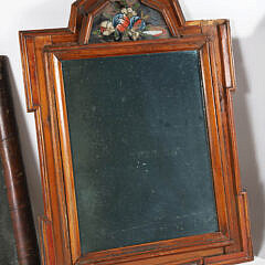 Three 18th Century Pine Courting Mirrors