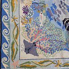 Claire Murray “Fish Swimming Amongst Coral Reef” Hooked Rug