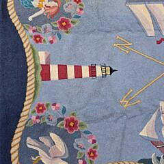 Claire Murray “Lighthouses and Ships” Hooked Rug
