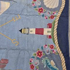 Claire Murray “Lighthouses and Ships” Hooked Rug