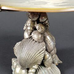 Vintage Maitland Smith Shell Tazza Caviar Dish