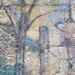Ted Loewenguth Mid Century Modern Church Painting