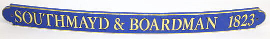 1658-1865 Boardman Sign A