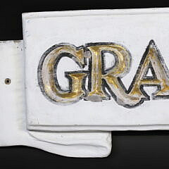 Vintage Gram’s Cottage Carved and Painted Quarterboard Sign