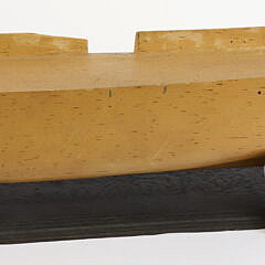Vintage Wooden Full Hull Whaleship Ship Builder’s Model