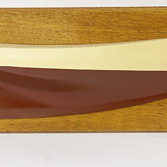 Vintage Friendship Sloop Shipbuilder’s Half Hull Model