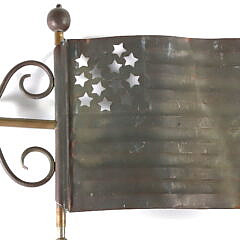 1666-1865 Flag Weathervane A