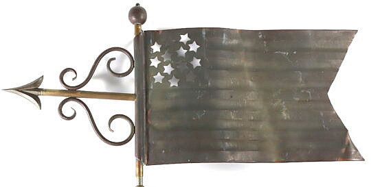 1666-1865 Flag Weathervane A
